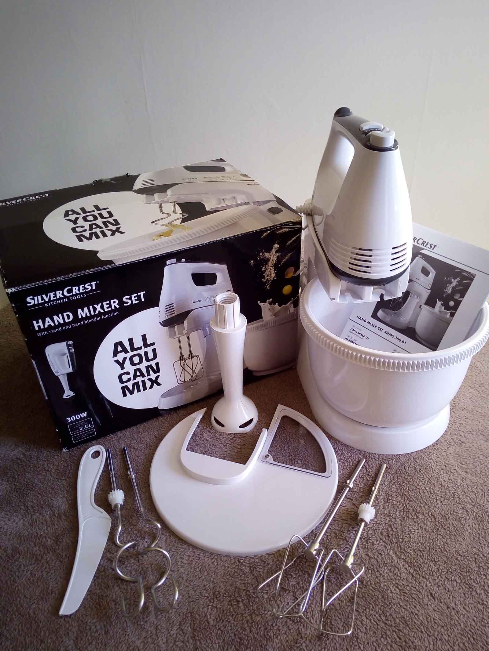 SILVERCREST KITCHEN TOOLS® 300W Hand Mixer Set – LIke new!!! | Online  Garage Sale
